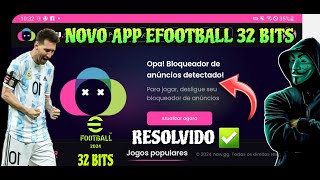 NOVO NAVEGADOR PARA JOGAR EFOOTBALL 32 BITS - SEM ERROS! PARA TODOS CELULARES INCOMPATÍVEIS!✅️