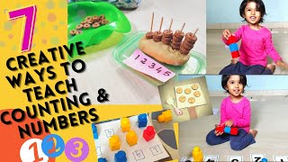 Numbers and Counting activity| Homeschooling preschooler| Math activity| Engage kids at home