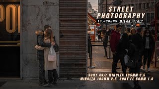 135mm Street Photography Milan, Italy