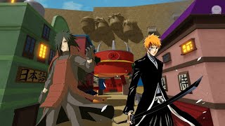 Madara Uchiha and Bankai Ichigo Showcase | ROBLOX Anime Mania