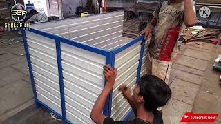 grain storage metal trunk | इसके अंदर स्टोर करेंगे तो जल्दी ख़राब नहीं होगा अनाज #metaltrunk #storage