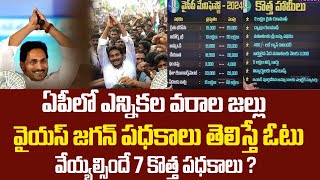 ఏపీ ఎన్నికల వరాలు||ysrcp మేనిఫెస్టో 7 కొత్త పధకాలు ఇవే||ysrcp manifesto 2024