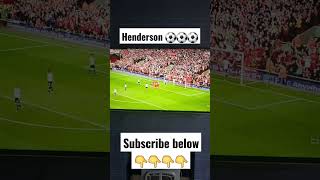 Jordan Henderson free kick #shorts #footballshorts #liverpool #henderson