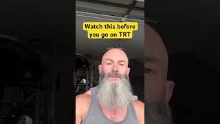 Watch this before you go on TRT. Testosterone replacement therapy