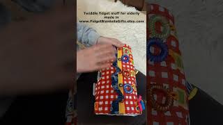 Handmade Textile Twiddle Muff for Dementia & Alzheimer's Patients | Perfect Nursing Home Gift!