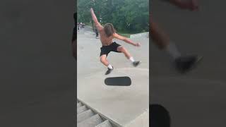 Kickflip to fakie