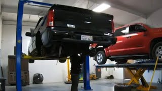 Installing 373 rear end on the truck (mustang 5.0 and s2000 go to mexico)