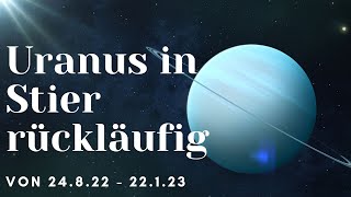 Uranus in Stier rückläufig