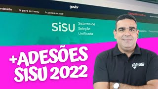 BOAS NOTÍCIAS !! ++ ADESÕES PARA O SISU 2022,  UNIVERSIDADES DISPONIBILIZAM VAGAS PARA O 1º SEMESTRE