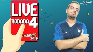 CARTOLA FC 2019 LIVE RODADA 4 - ESCALAR SÓ ATHLETICO PR E FLAMENGO???