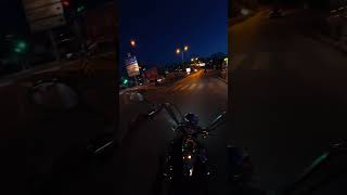 Dji osmo action 4 night ride biker #keşfet #motovlog #kawasaki #motorcycle #video #shorts #keşfet