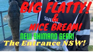 BIG FLATTY & NICE BREAM!  NEW SHIMANO ULTEGRA! Central Coast Fishing NSW!