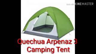 QUECHUA ARPENAZ 3 CAMPING TENT. Memasang tenda camping.