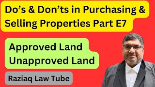 Do's and Don'ts in Purchasing and Selling Property E7, - சொத்து வாங்க விற்கும்போது கவனிக்க வேண்டியவை