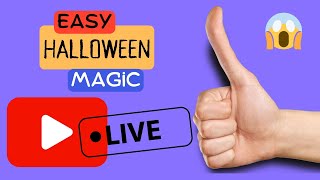 Magic Gareth's Halloween STREAM! (EDIT) #tiktok #cardtrick #halloween #rubikscube #trickortreating