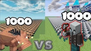 80 Vindicators Vs 20 Zoglin In Minecraft |