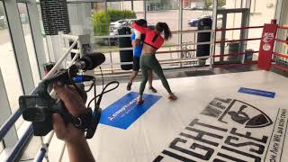 Angelina Semenova Boxing for 5tv