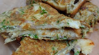 bread cheese omelet # breakfast recipe #youtubshort #food #foodshort #reels