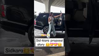 Sweetest proposal story of Sid-kiara💝🤩🙈🎗 Totally romantic and cute 😍 #sidkiara #kiaraadvani #sidhart