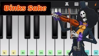 عزف اغنيه بينكس ساك من انمي ون بيس بروك || Binks Sake One Piece Brook // Perfect Piano