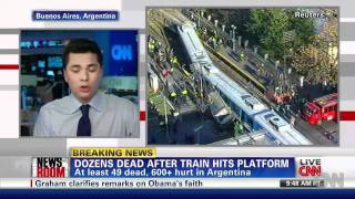 ARGENTINA AFTER TRAIN HITS PLATFORM