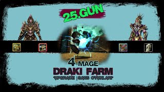 Knight Online | 4 Mage ile Draki Farm | Upgrade - Shell Kırdırma | #25Gün