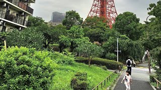 Japan Tokyo Yurakucho Line ~ Tsukishima St ~ Toei Oedo Line ~ Akabanebashi St ~ Tokyo Tower