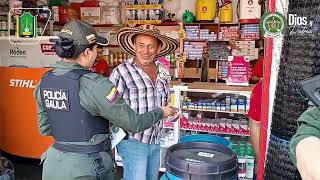 El Grupo de Acción Unificada GAULA se encuentra en Yondó.