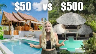 $50 vs $500 Airbnb in Bali, Indonesia