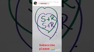 cute name 🥰🥰/choose your Frist letter S+R#shortvideo /short/Teri Aashiqui ne mara#alphabet /status 😍