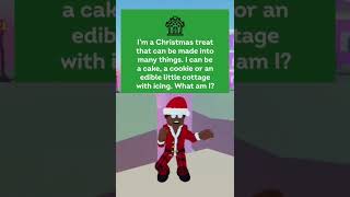 Christmas Riddle (Happy Holidays) #roblox #shorts