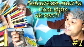 Natureza-morta com lápis de cor #1