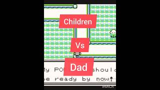 Children Vs Dad | Pokemon Yellow 🔥🔥 #shorts #pokemon #shortfeed #gamer #gamingcommunity