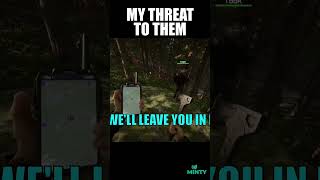 Threatening the island on Sons Of The Forest! Full vid on my channel #shorts