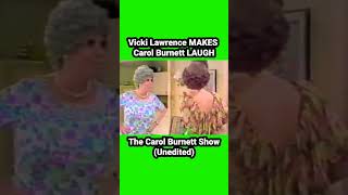 Vicki Lawrence MAKES Carol Burnett LAUGH (UNEDITED)! #carolburnett #vickilawrence #1970s #funny