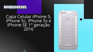 Capa Celular iPhone 5, iPhone 5c, iPhone 5s e iPhone SE 1 geração 2016 BRANCO