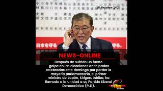 #NewsOnline📰 - #Japon ▶️ El primer ministro ha llamado a la unidad a su Partido Liberal Democrático