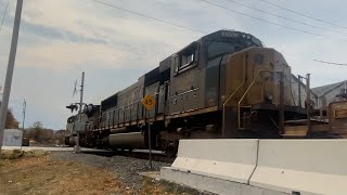 11/10/24 - CSX I168, clears Newburgh with an SD70MAC, trailing