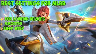 Best settings for mlbb, 2023 Smooth feels like iphone -Qktzy