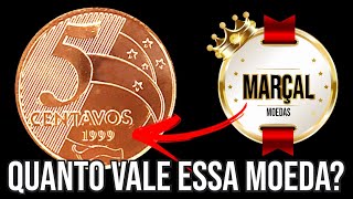 Moeda de 5 centavos de 1999 - Quanto Vale?