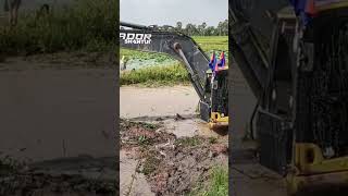 👆 Excavator Matador Shantui Vs. Deep Water In Canal Part 138