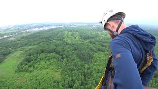 Прыжок со 104 метров. Rope jump from 104 meters