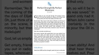 Eng 61-1119 perfect strength by perfect weakness