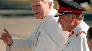 Papa Juan Pablo II en Chile:Recepción en el Aeropuerto completa, comentarios del Padre Hasbún-1987