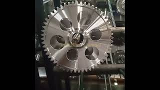 CNC DRILLING PROCESS GEAR CAM #shorts