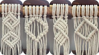 4 macrame pattern tutorial step by step