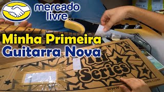 COMPREI MINHA PRIMEIRA GUITARRA NOVA PELO MERCADO LIVRE