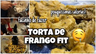 TORTA DE FRANGO PRA QUEM QUER *COMER SEM ENGORDAR* | @ClickdaJu