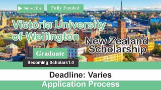 Victoria University of Wellington Scholarship in New Zealand 2025 |™ How to Apply