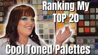 These Palettes are the BEST of the BEST! | Ranking My Top 20 Cooltoned Palettes | #indiemakeup